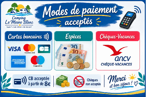 MODES DE PAIEMENT